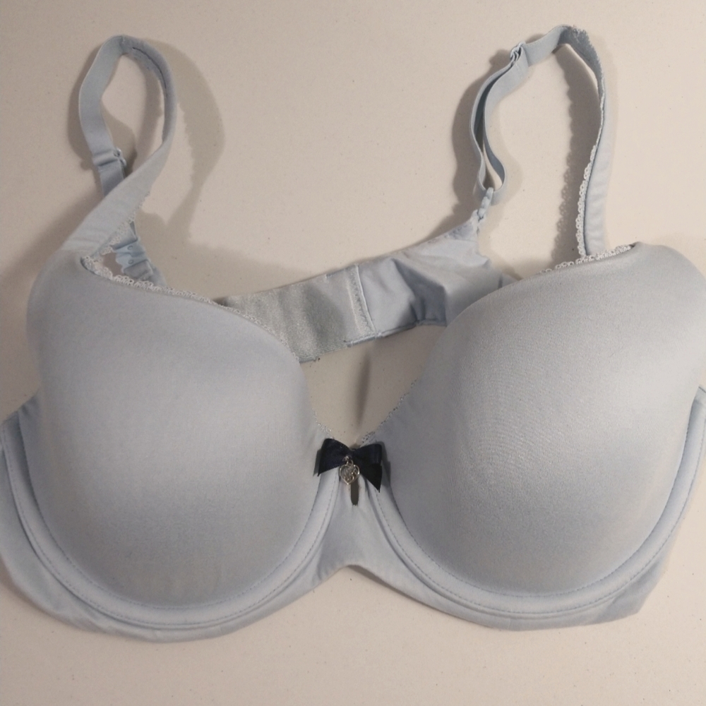 Victoria's Secret Body By Victoria Blue Push Up Bra Size 36C